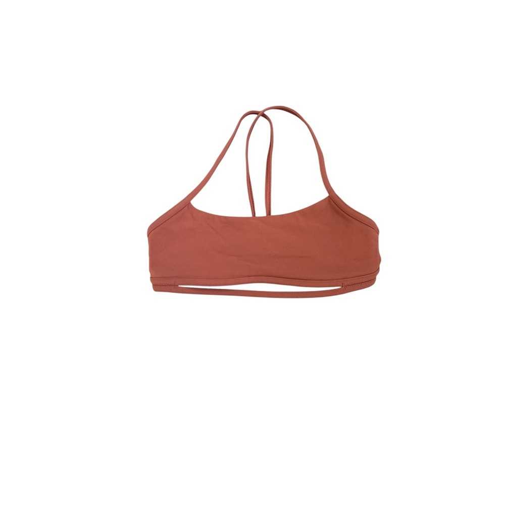 Lululemon Sports Bra Salmon Strappy Back Size 4